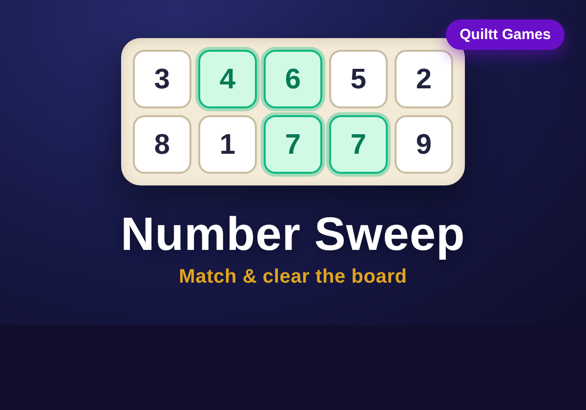 Number Sweep
